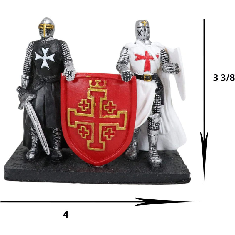 Figurine chevalier croisé Eduviges