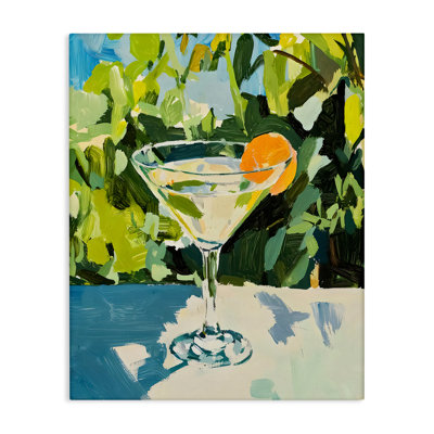 Summer Cocktail with Orange Canvas, design by Riley B