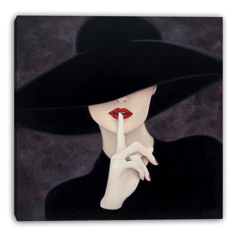 Art mural sur toile Whisper in Plum, L 30 po x H 30 po x P 1,5 po