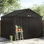 Remise de rangement en acier avec pignon très haut galvanisé de 10 x 8 pi EZEE Shed