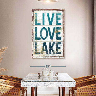 Tergel Live Love Lake, typographie