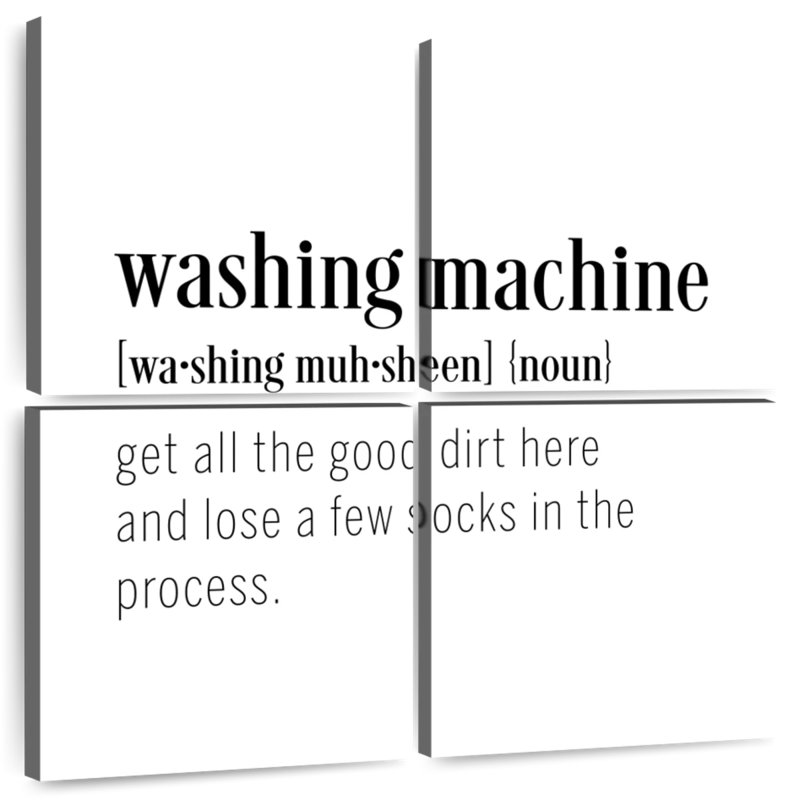 Tergel Washing Machine Definition, 26" H x 26" W
