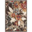 Tapis floral brun foncé Gordon-22212422