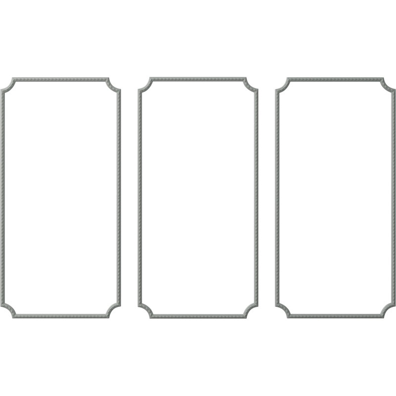 Bulwark Rope Panel Moulding Kit, 31" W x 62" H, Triple