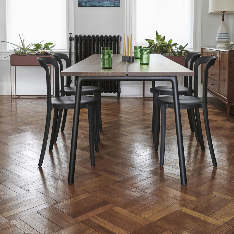 On & On Recycled PET Side Chair by E. Barber and J. Osgerby, Black