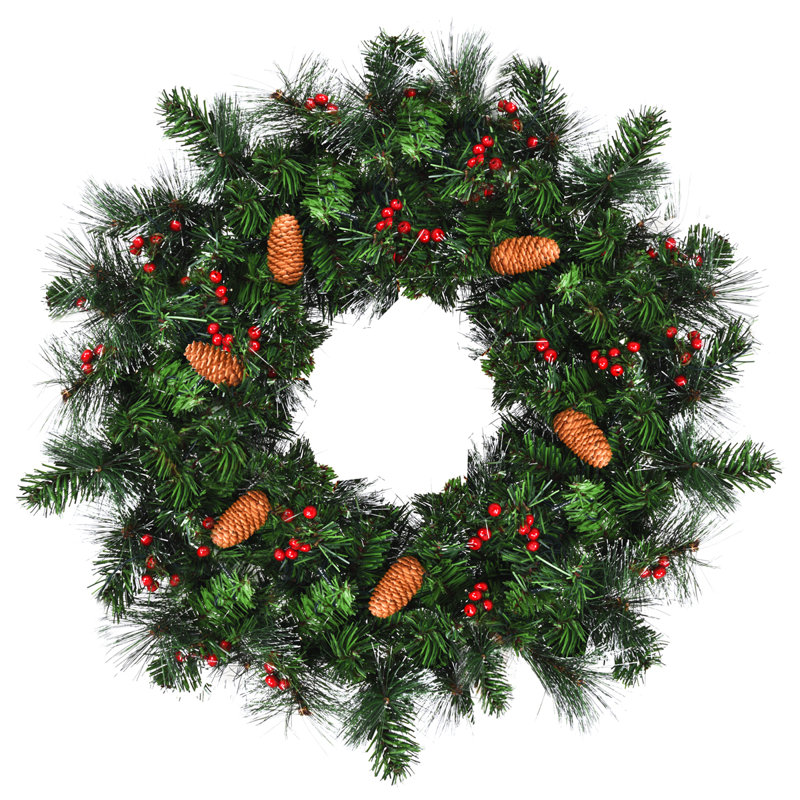 Faux Pine 2.4'' Wreath