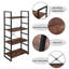 Iesha 128 cm H x 30 cm W Steel Ladder Bookcase