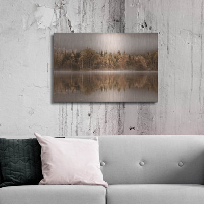 «Layers» par Martin Podt, art mural en métal, 36 po x 24 po