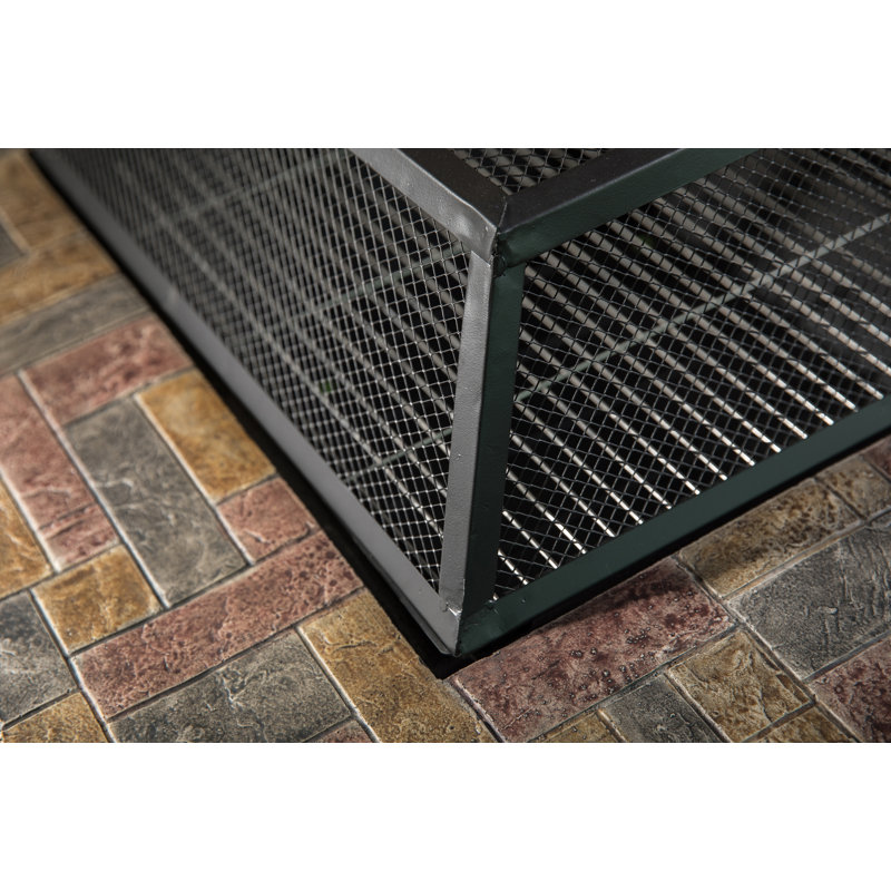 Thorhild Square Polyresin Smokeless Fire Pit