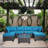 7-Piece Outdoor Sofa Set-1868770806-1868770800