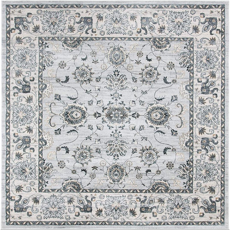 Aba Performance Oriental Rug, Square 6'7"