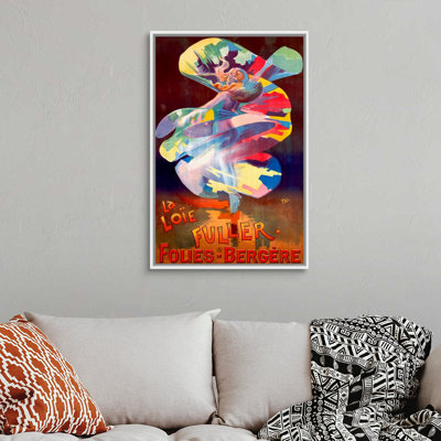 " La Loie Fuller, Folies Bergere, Vintage Poster, By Jean De Paleologue " by Jean De Paleologue