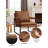 Upholstered Modern Accent Chair with Metal Frame-1657478158