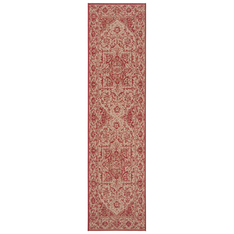 Donivin 100 Performance Oriental Indoor/Outdoor Area Rug, Runner 2'2" x 8'