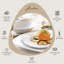 Amolika 18 Piece Bone China Dinnerware Set, Service for 6