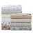 4 PCS Sheet Set Black Snowflakes