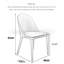 Chaise de salle à manger en cuir italien