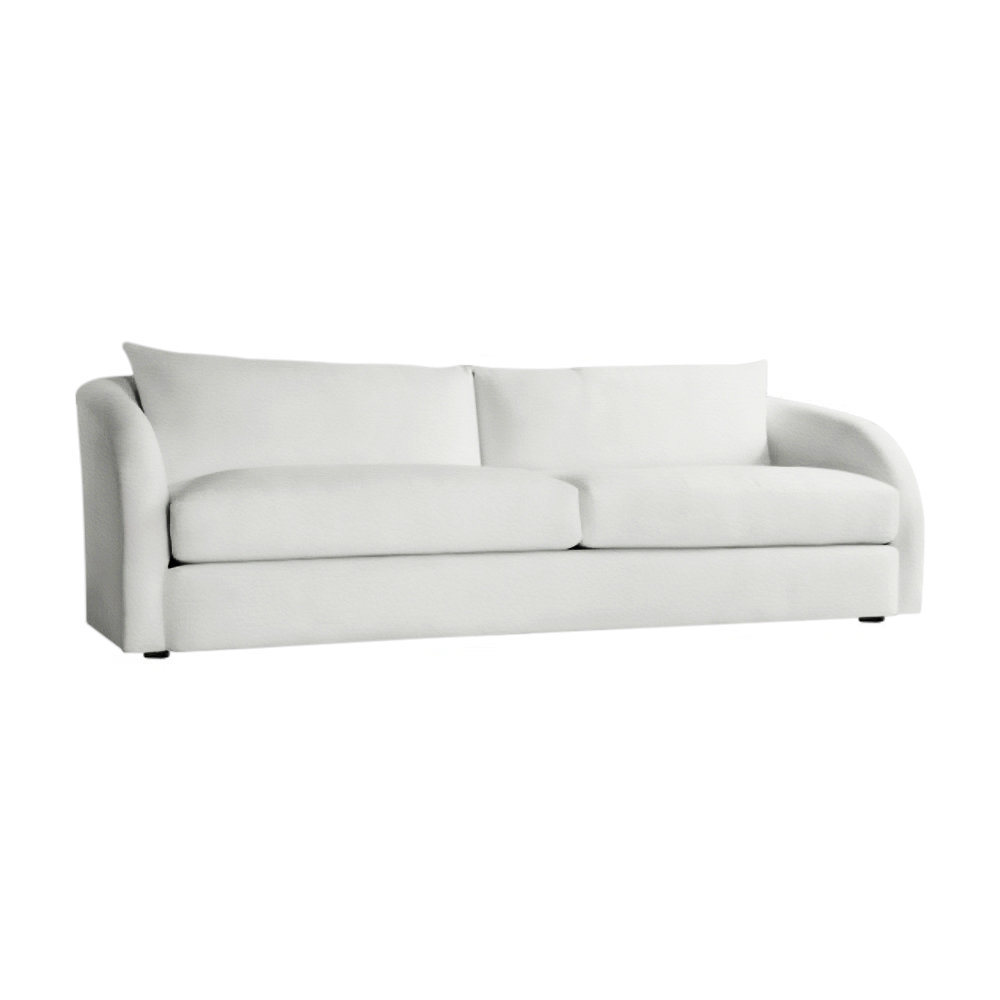 Palermo Outdoor Loveseat, White Vinyl 6503-000