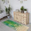 Tapis bleu sarcelle Hazel-701536652