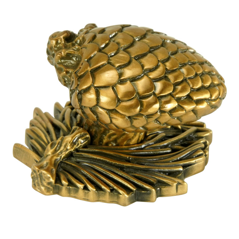 ARTS & CRAFT PINECONE KNOB, Gold