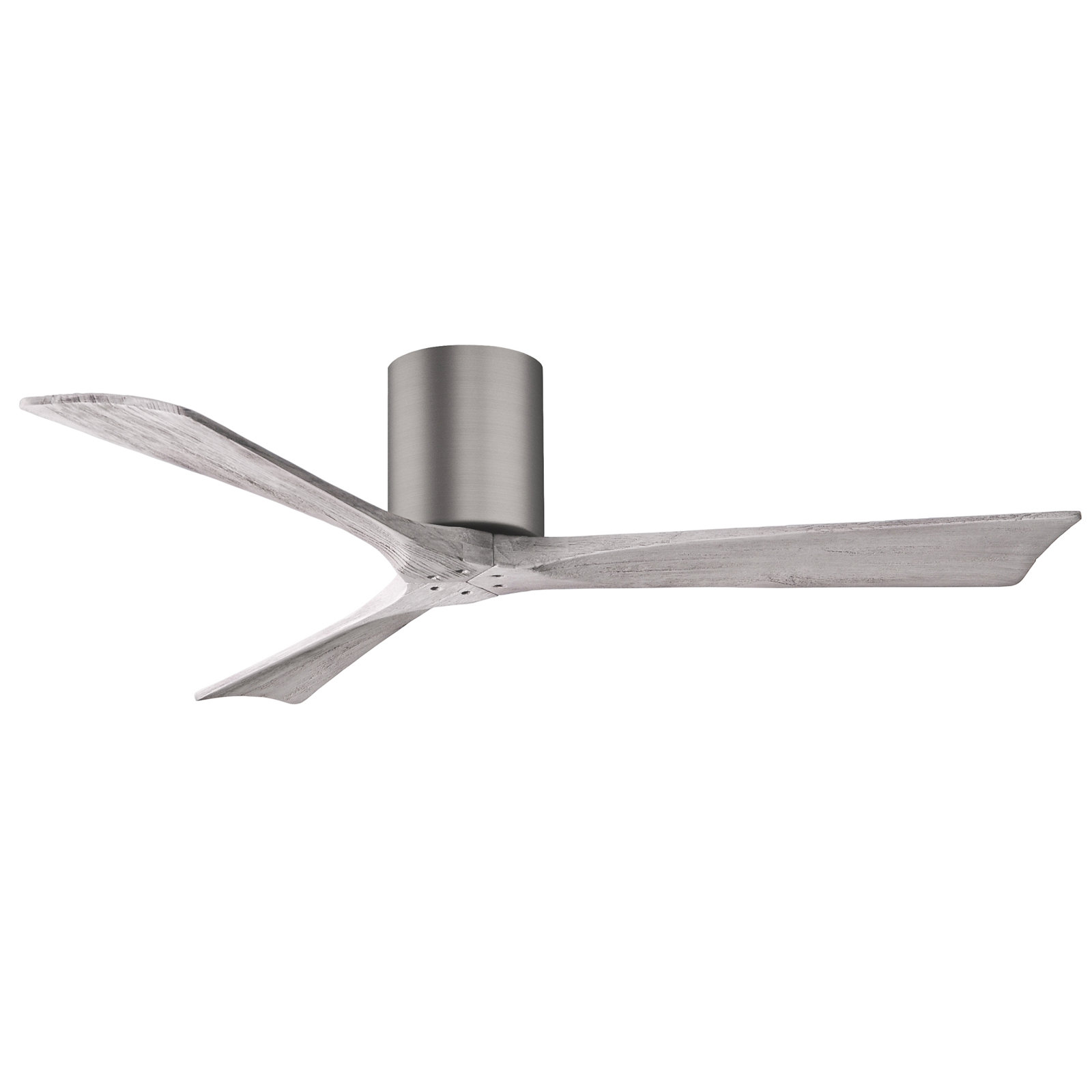 Olivier 3 Blade Ceiling Fan, Barn Wood Tone, Brushed Pewter, 52"