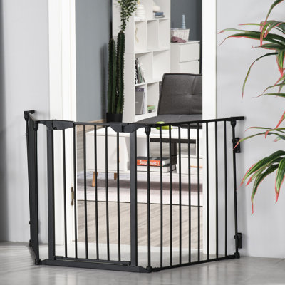 Free Standing Pet Gate With Door