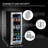 Whyter 12" width 75 Cans Stainless Steel Beverage Refrigerator with Digital Control