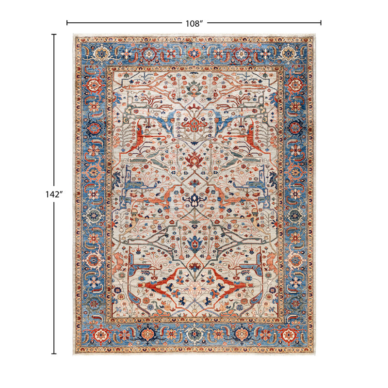 Serapi One-of-a-Kind 9' 0" X 11' 10" Hand Knotted Area Rug