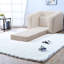 Ensemble de canapés en chenille multifonctionnel, convertible compact pour le salon
