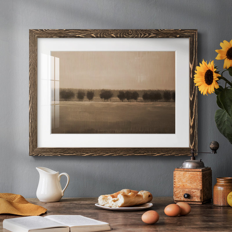 Morning Glory V1 - impression d'un seul cadre photo, Noyer
