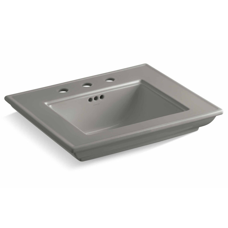 Memoirs® Stately 24" Console Bathroom Sink with Overflow, Cashmere, 8'' Centers
