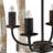 Chandelier  - 4  - Light Wood, Hanging Light Fixture With Adjustable Chain Function