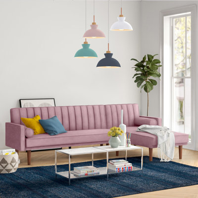 Ozma 1-Light Adjustable Aluminum Dome Pendant
