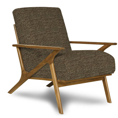 Fauteuil en cuir véritable de 28 po de largeur Jules