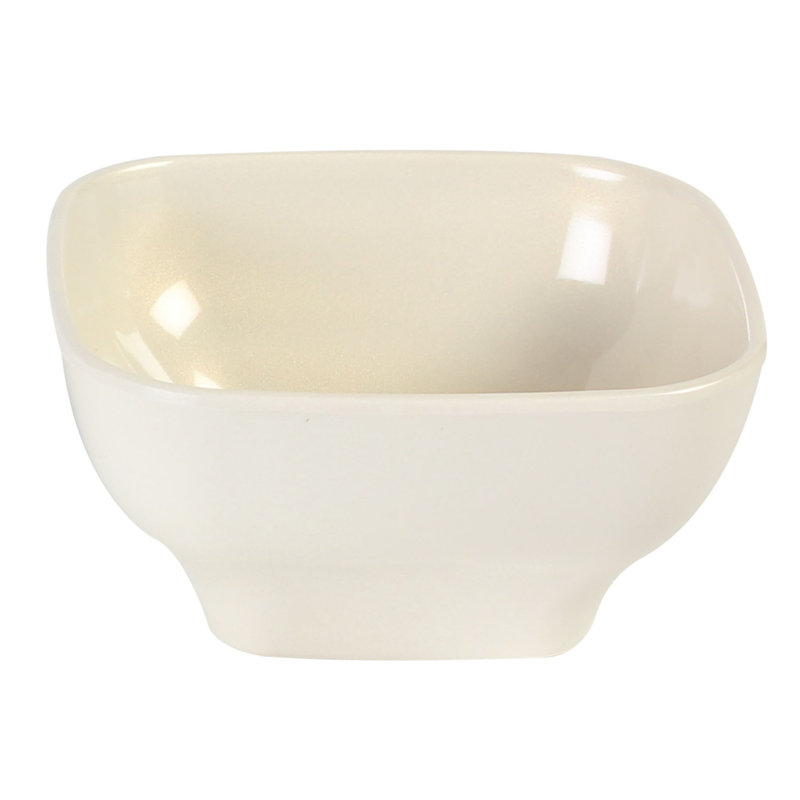Bol rond à riz carré en mélamine 16 oz. Passion, Perle