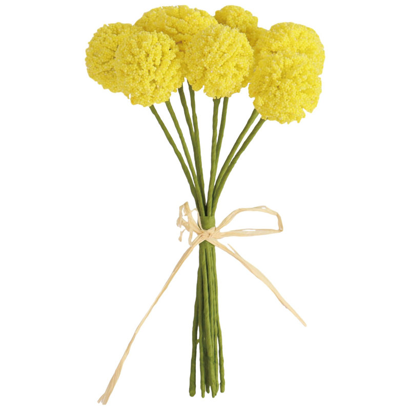 Faux fleurs décoratives Billy Bob Bunch Home , Vert