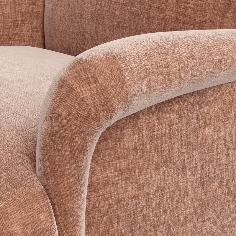 Fauteuil Heylen Elodie, Polyester rouge