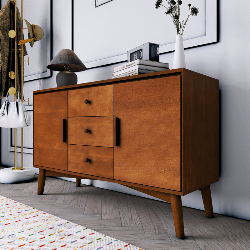 Mid Century Modern Sideboard Buffet Cabinet With Storage