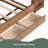 Daybed With Trundle,Wood Daybed Frame With Storage Drawers,Side Shelves And Desk-882053823-882053817