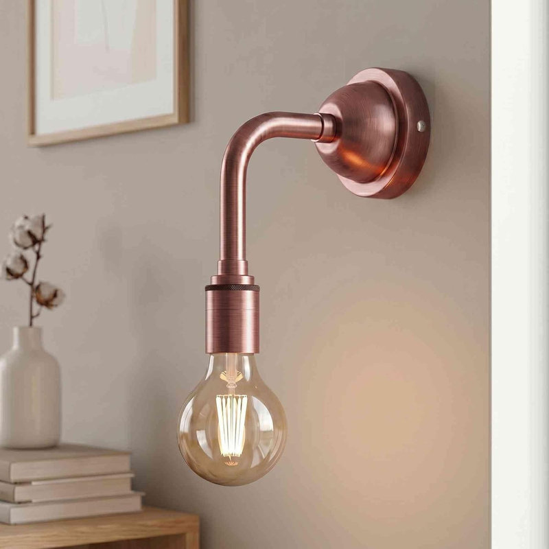 Industrial Metal Ceiling Rose Canopy Light Kit, 100mm Single Hole Side Fitting with M20 Female Thread for Pendant and Chandelier Lighting