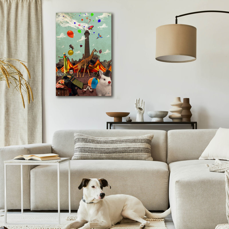 Circus' by Elo Marc, Acrylic, 36" H x 24" W x 0.2" D