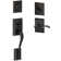 Addison Handleset with Deadbolt and Accent Door Lever and Rosette