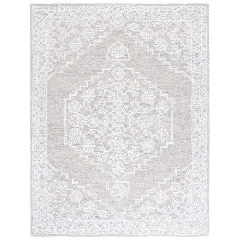 Mehtab Hand Tufted Performance Oriental Rug, Rectangle 8' x 10'
