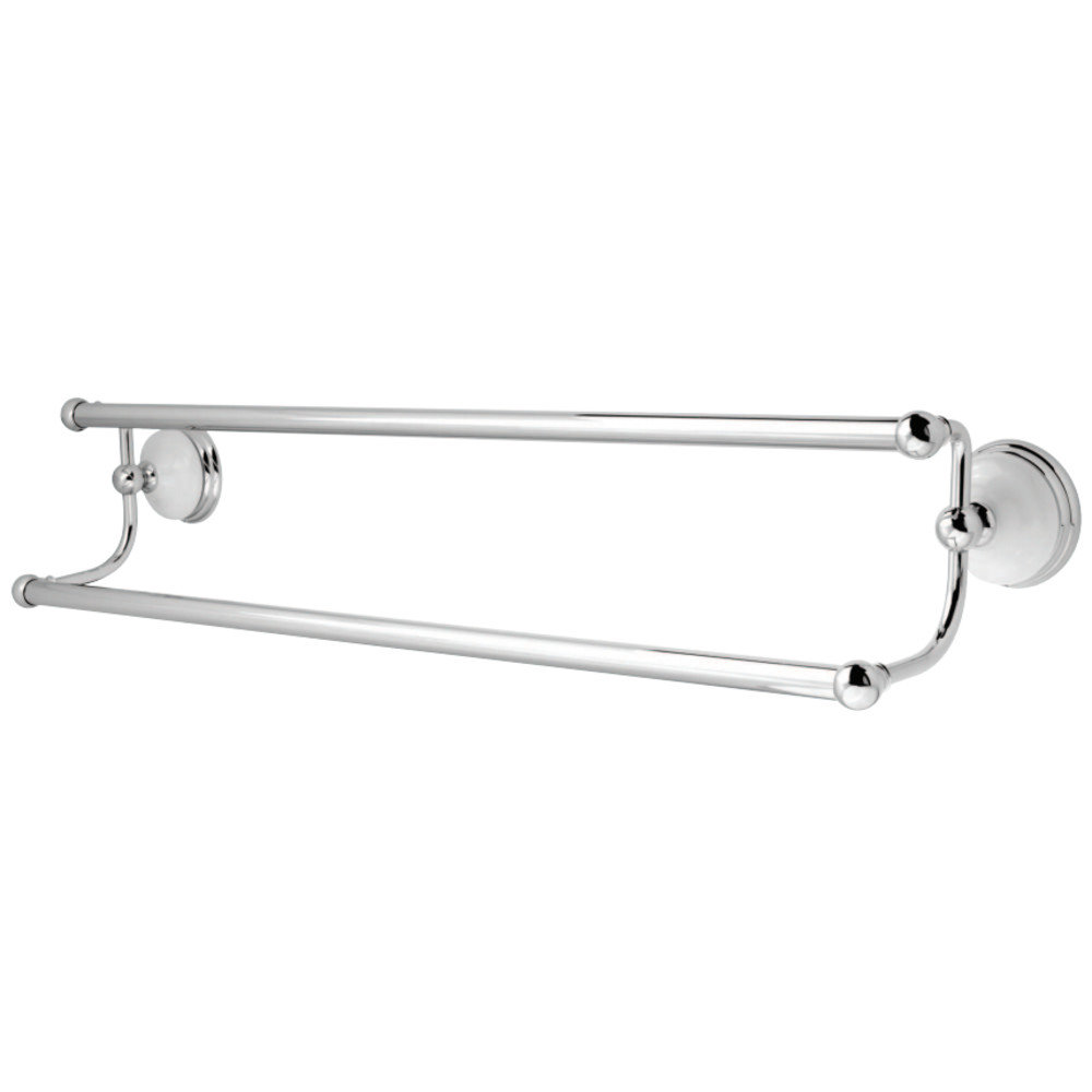 Victorian 24" Dual Towel Bar, Polished Chrome