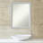 Closed Corner Frame Flat Wall Mirror