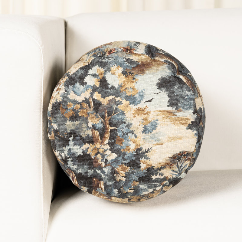 Coussin Allegheny, 39 po x 8 po, Lagon, Bourre en polyester