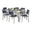 Table de salle à manger en aluminium-1058066885