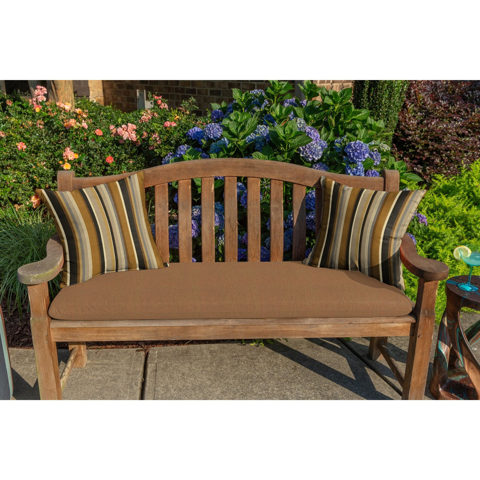 Sunbrella® Throw Pillow, Maxim Classic Sunbrella®, 15"H x 15"W