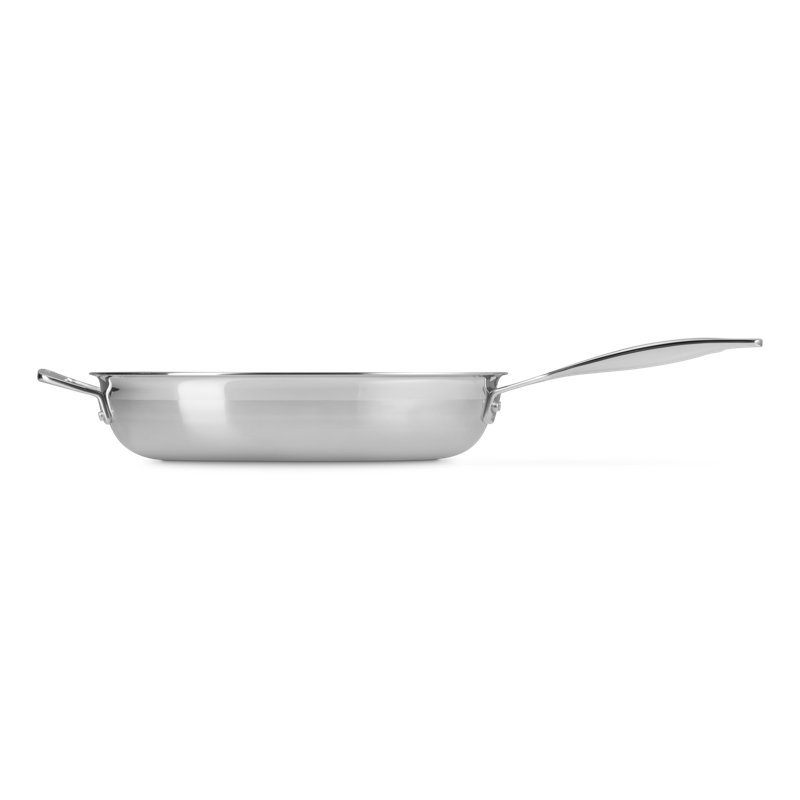 Le Creuset Classic Stainless Steel Round Frying Pan, 12 In.