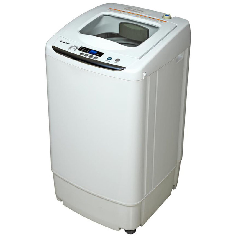 Magic Chef 0.9 Cu Ft Compact Top Load Washer Washing Machine, White